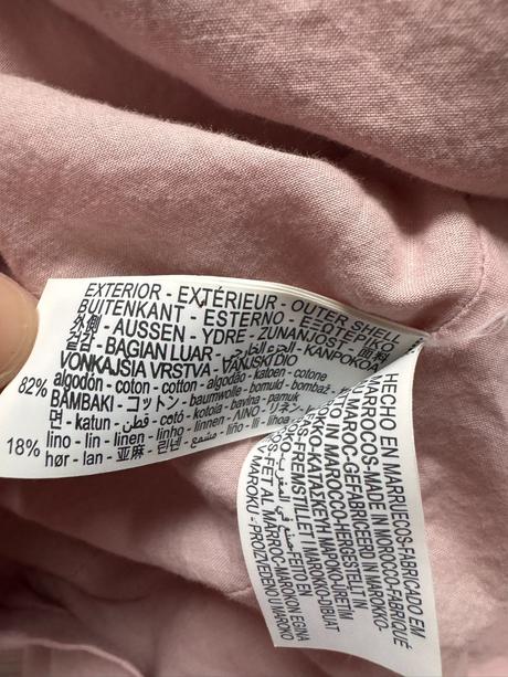 Zara - ružová krátky baloňák, zara,xs