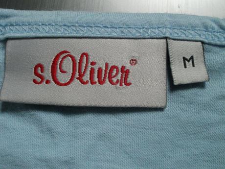 Svetlo modré tričko bez rukávov, s.oliver,m
