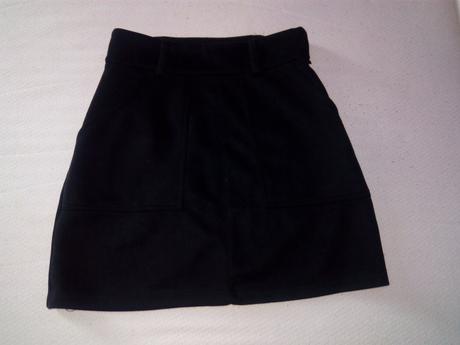 Čierna semišová sukňa, tally weijl,xs