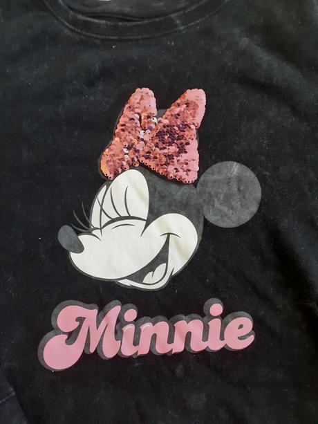 Tenšia jemne batiková mikinka s minnie., reserved,140