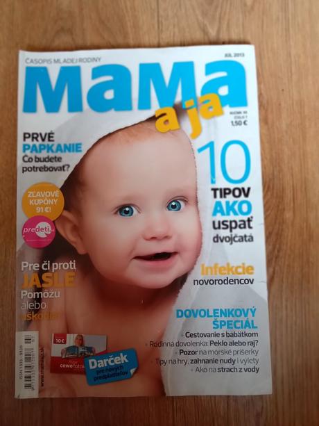Časopisy mama a ja, dieťa, mamina,