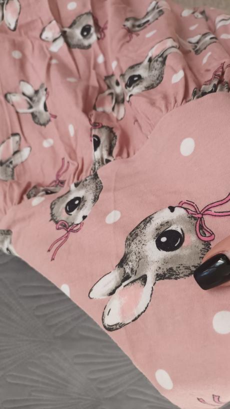 Šatôčky so zajačikmi, h&m,140