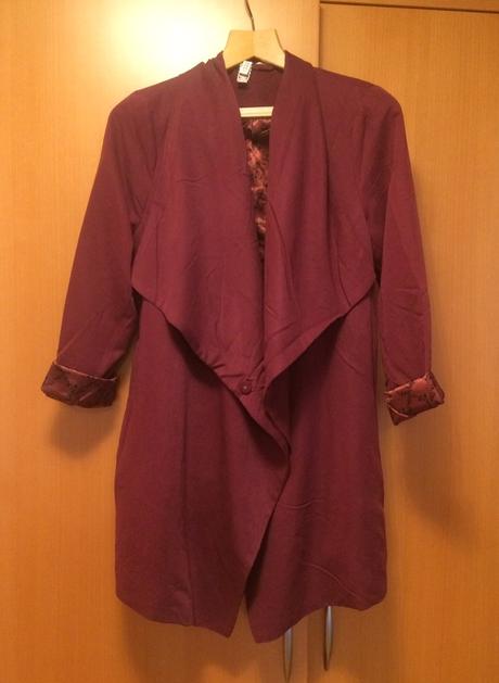 H&m bordový kabátik, h&m,m