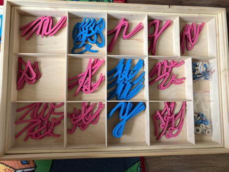 Pohyblivá abeceda - montessori,