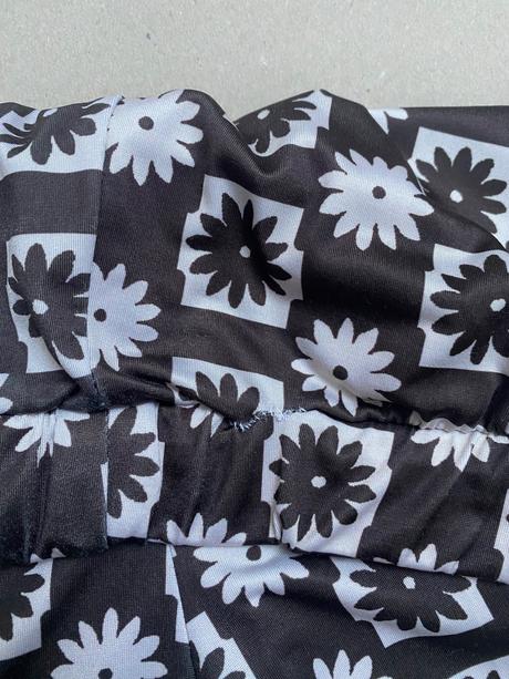 Flare pants s kvetinkami, pull&bear,xs