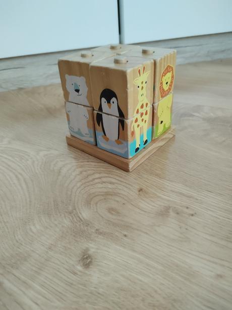 Drevené kocky na vkladanie, 