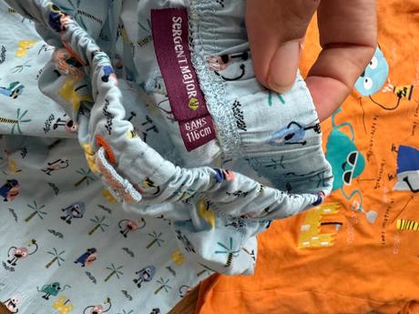 2x letné pyzamo pre chlapca sergent major, sergent major,110