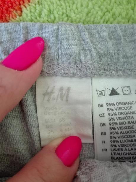 Krátke nohavice kraťasy 4 kusy, h&m,68