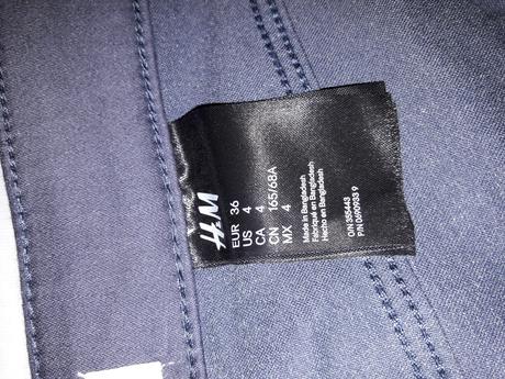 Šedofialové rifle, h&m,36