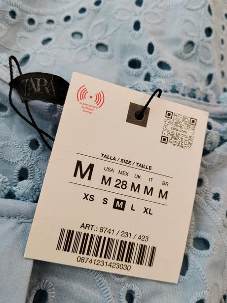 Zara nádherná madeirová blúzka, zara,m