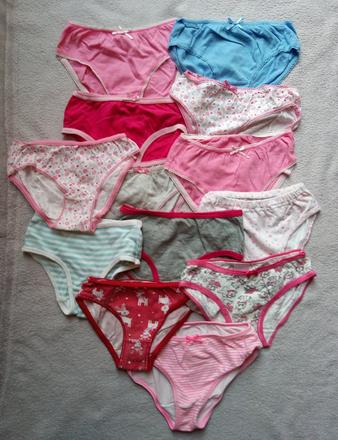 Dievčenské nohavičky 13 kusov, 104