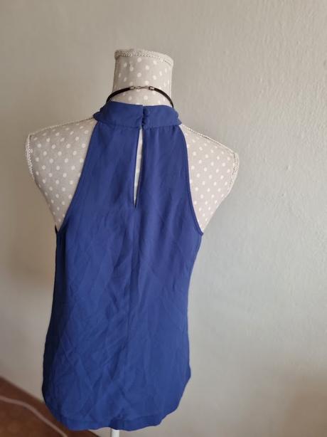 Padavý modrý top zebra veľ. 38, 38