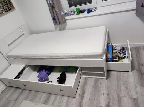 Študentská/detská posteľ 90/200, šírka (cm): 90,dĺžka (cm): 200