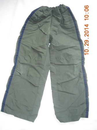 Šušťakové podšité tepláky č.110-116, 110