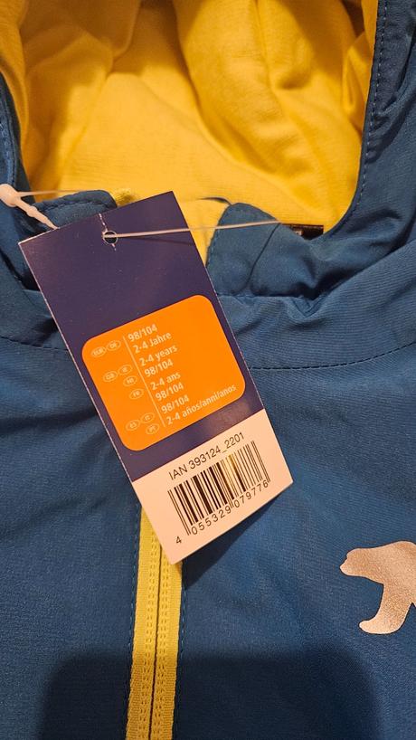 Zimná bunda - nenosena, lupilu,98