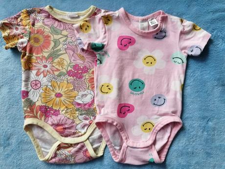 Veselé letné bodycka, h&m,74