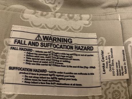 Nosic lenka od 18 mesiacov, lenka