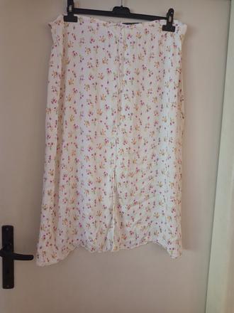 Sukňa s kvietkami, primark,48