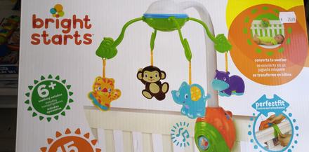 Kolotoč nad postieľku bright starts, 