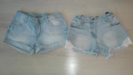 Riflové kratasy /šortky vel.152(11-12r), 152