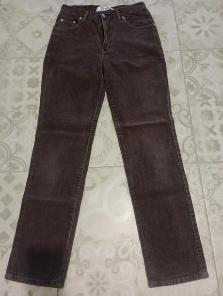 Menčestrové nohavice crown, s