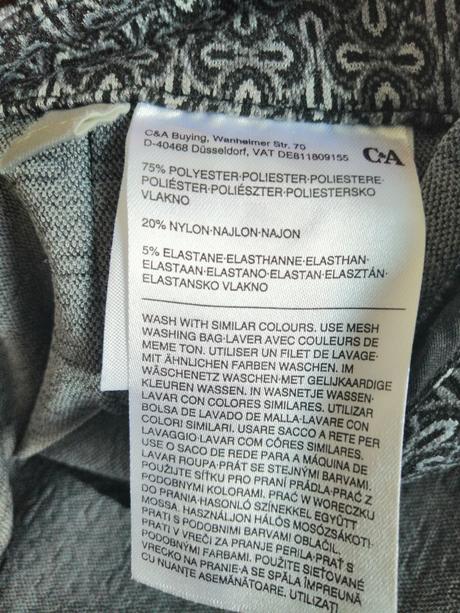 Nohavice c&a, 2 ks nenosené, top, c&a,46