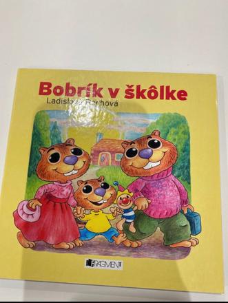 Kniha leporelo bobrik v školke, 