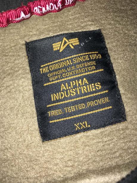 Alpha industries panska nova mikina+privesok, xxl