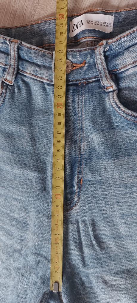 Krásne zara rifle s vysokým pásom, zara,34