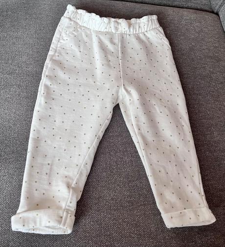 Len oprate nohavice krasne s maslickou, c&a,86