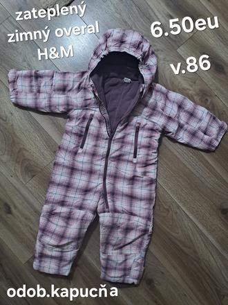 Zimný overal h&m, h&m,86