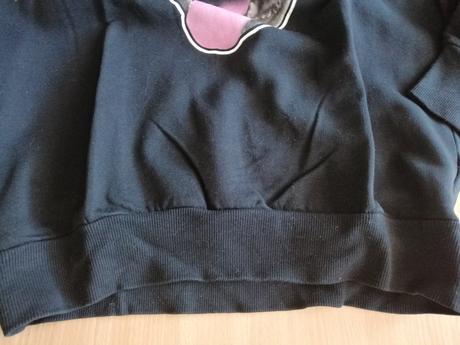 Čierna mikina so psíkom, veľkosť m, h&m, h&m,m
