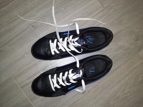 Kožené tenisky botasky 37/38, puma,38