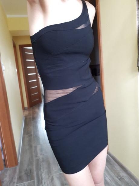 Krásne čierne mini šaty, tally weijl,xs