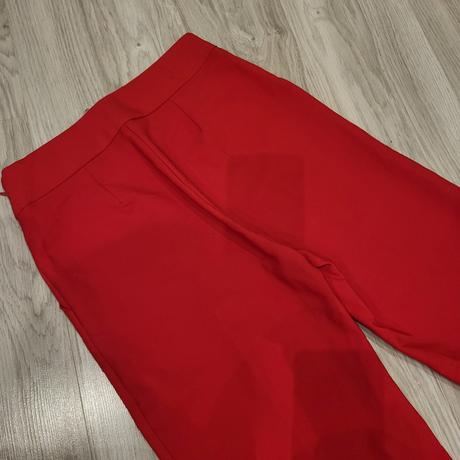 Xs/s červené elegantne nohavice, s