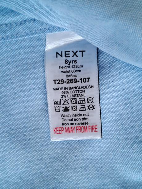 Košeľa-krátky rukáv,zn. next, velk. 128, next,128