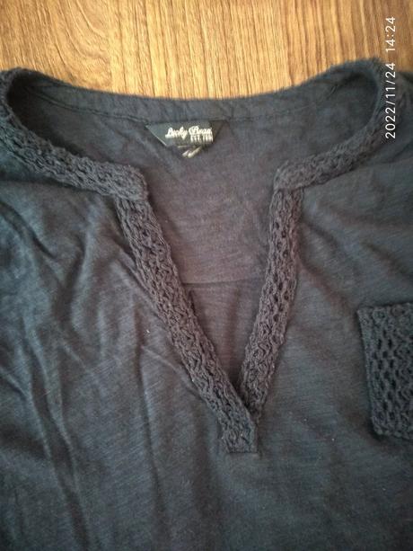 Kvalitny tmavomodry top, xl