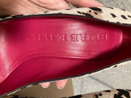 Lodičky, burberry,37