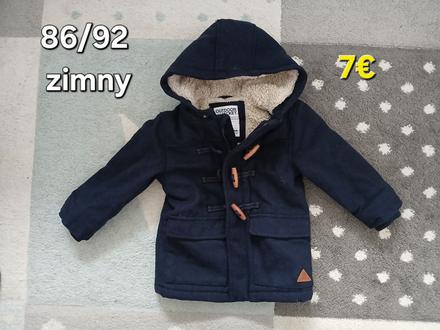 Zimny kabat 86/92, vertbaudet,86