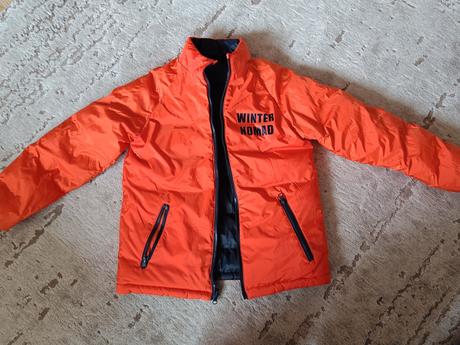Obojstranná teplučká bunda 146, sinsay,146