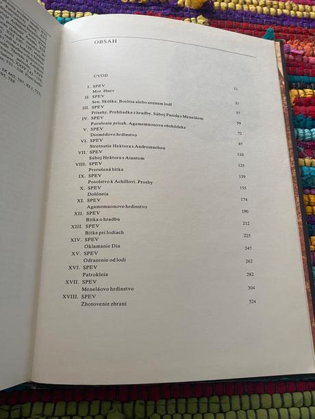 Krásna stará retro kniha homéros - ílias 1986, 