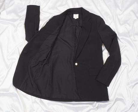 Kvalitné čierne sako h&m, h&m,34