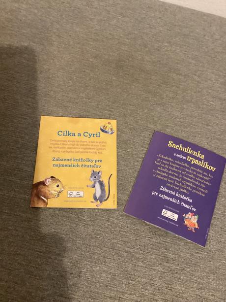 2 ks mini rozprávkové knižky,