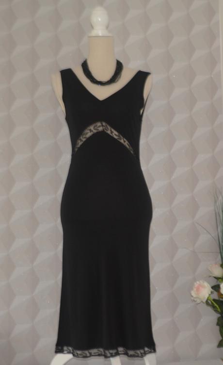 Hennes, malé čierne šaty veľ.36, h&m,36