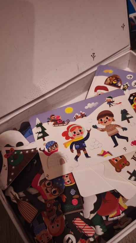 Edukid magnetická kniha vianoce christmas magnet, 