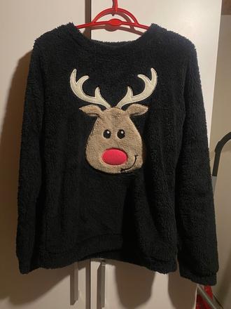 Nový dievčenský svetrík s motívom soba, 170 / 176