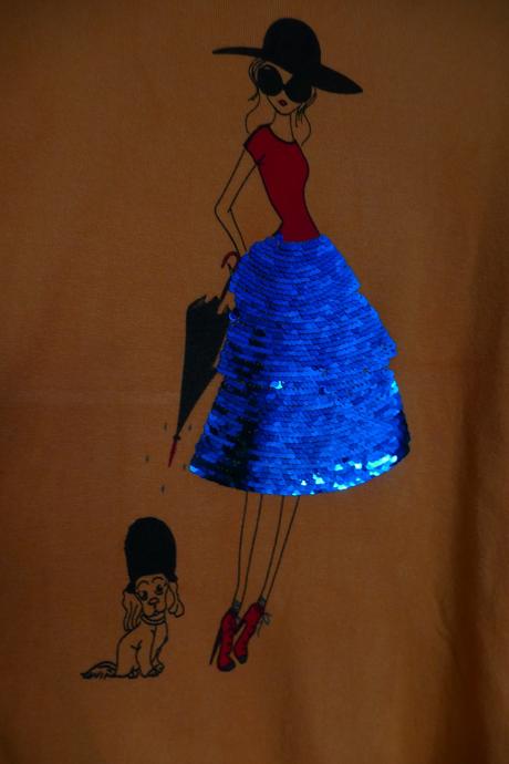 Cherry bloom&tu, krasny, trendy dlhsi sveter m/l, tu,m