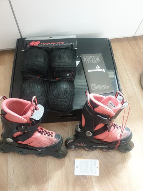 Kolieskove korcule k2+chranice velkost 29-34, 29