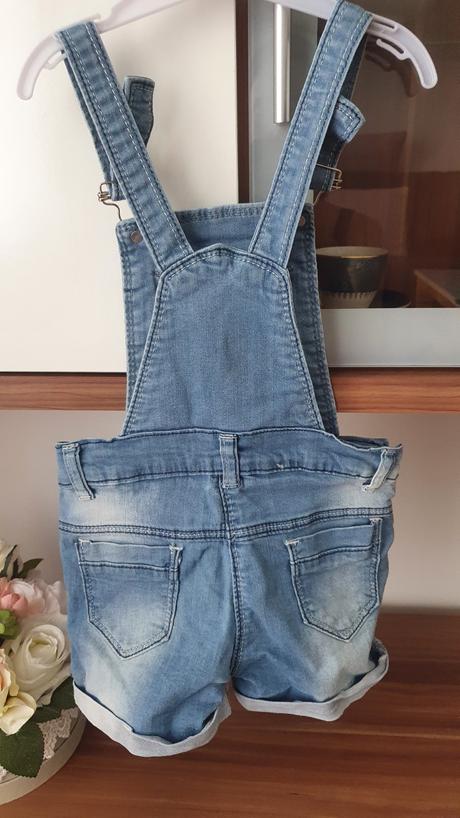 Džinsové kraťasy na traky, 98