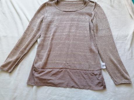 Svetrík so zlatými flitrami, promod,l